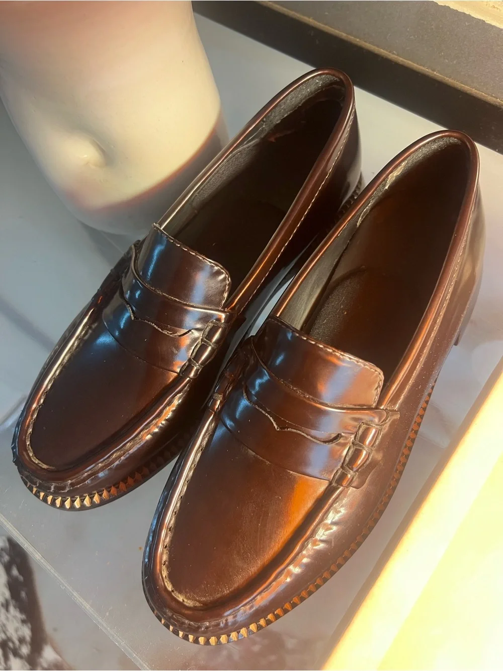 Elba Penny Loafer - Freda Salvador - Espresso Spazzolato